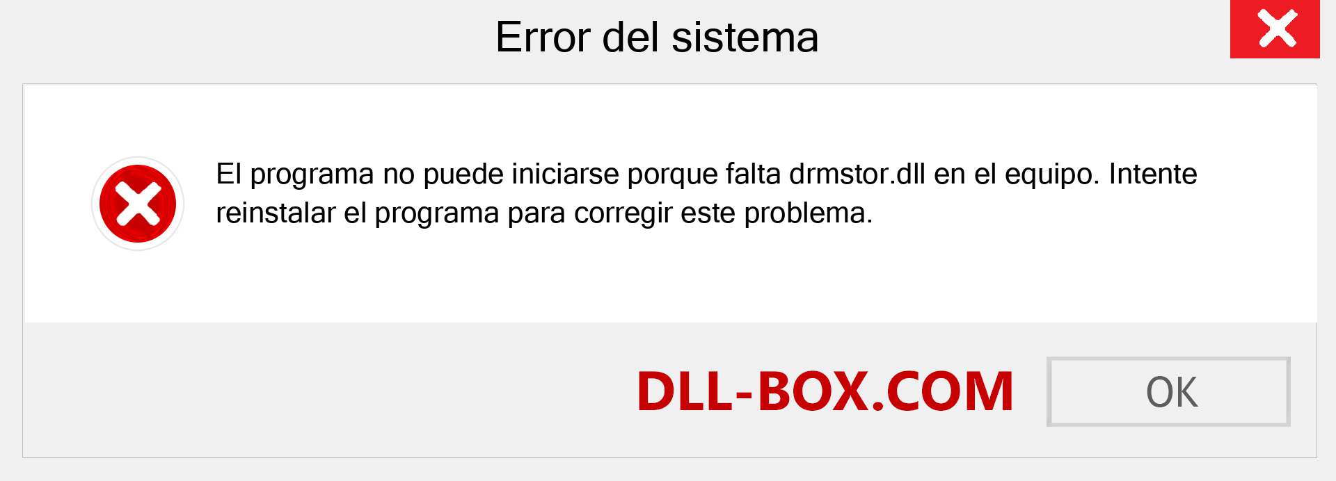 ¿Falta el archivo drmstor.dll ?. Descargar para Windows 7, 8, 10 - Corregir drmstor dll Missing Error en Windows, fotos, imágenes